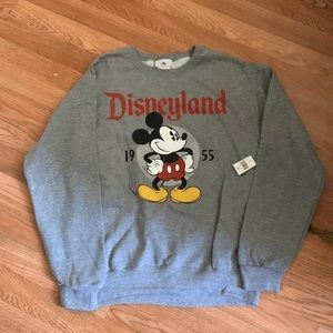 NWT Disneyland sweatshirt grey size small